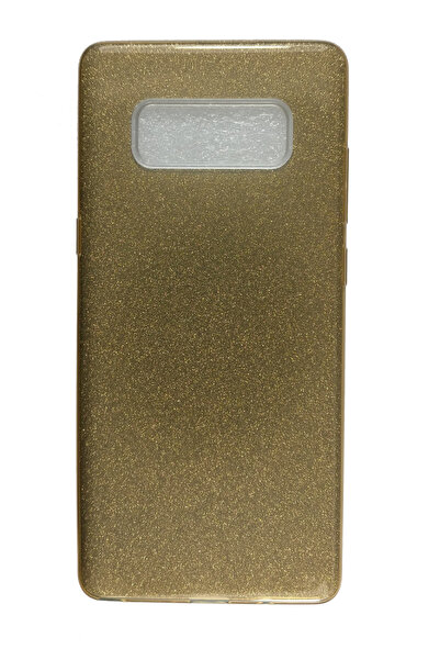 OEM Carcasă compatibilă cu Samsung Galaxy Note 8, silicon cu sclipici, auriu