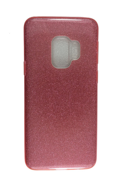 OEM Carcasă compatibilă cu Samsung Galaxy S9, silicon cu sclipici, roz