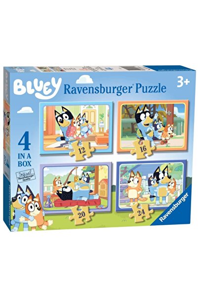 RAVENSBURGER - Puzzle Bluey 4 buc in cutie 12 16 20 24 piese