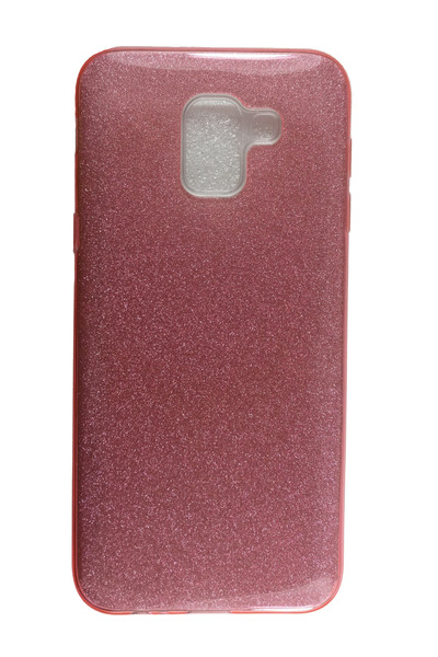 OEM Carcasă compatibilă cu Samsung A8 (2018), A530F, silicon cu sclipici, roz