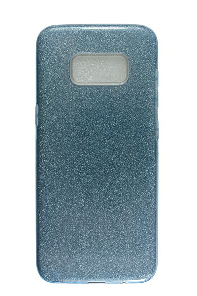 OEM Carcasă compatibilă cu Samsung Galaxy S8, silicon cu sclipici, albastră