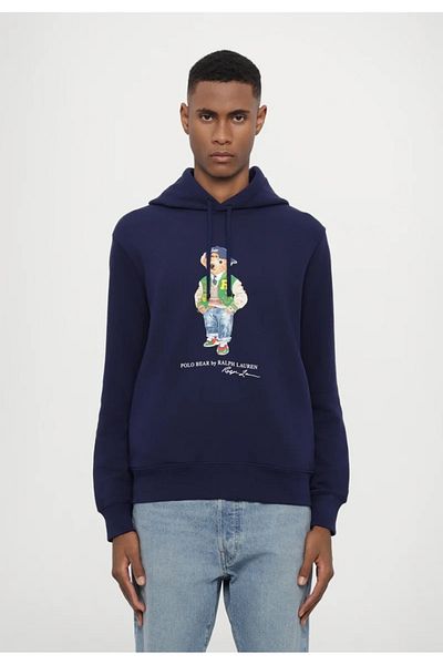 Ralph Lauren LONG SLEEVE - BLUZĂ DE MOLTON - NEWPORT NAVY