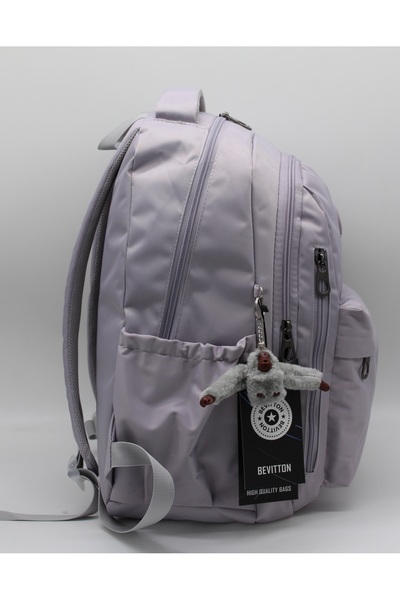 LaddyCo Modern Daily School Backpack Water Resistant Unisex School Bag 2500 Lavender