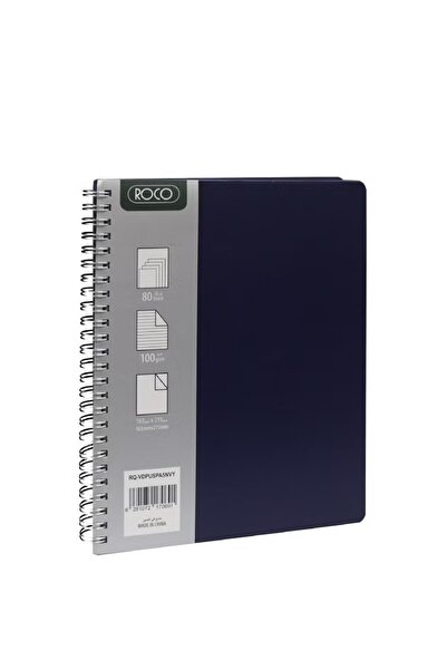 Roco دفتر يوميات فاخر - لوحة كتابة مسطرة مقاس 16.3 × 21.5 سم