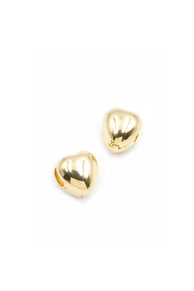 SepetBudur Heart Earrings - Gold