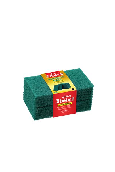 Bisbell Kitchen Scouring Pad 10Pcs,Cleaning Sponge,10X15X.8Cm