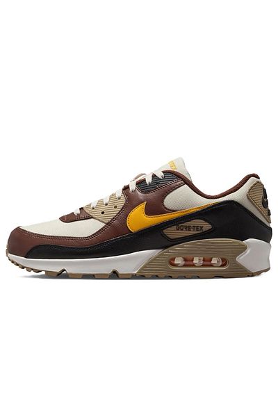Nike Air Max 90 Leather Goretex Sneaker Genuine Leather Waterproof Breathable Men's Casual Sports Shoes