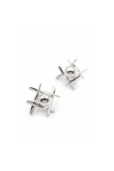 SepetBudur Ball Earrings - Silver