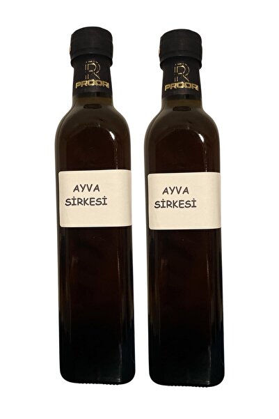 Proori Yıllanmış Ayva Sirkesi Doğal Fermente Canlı Sirke 500 ml 2'li Paket