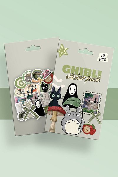 Planet Butik Ghibli Boxed Sticker Set of 18