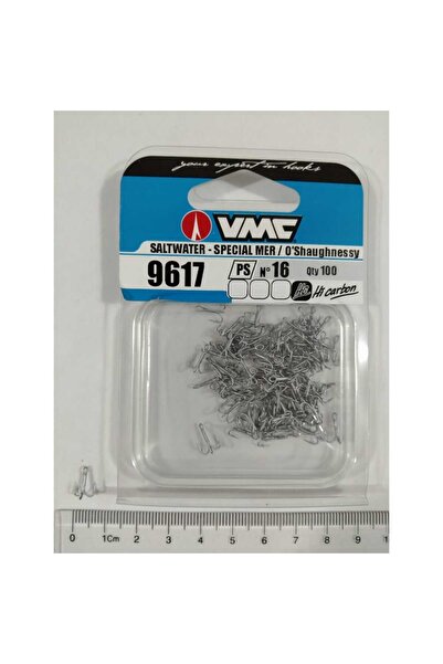 VMC 9617 Perma Stell Üçlü Olta İğnesi 100 lü Paket İğne No : 16