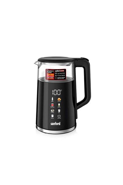 Sanford Sanford Digital Electric Kettle - Touch Screen and 7 Preset Programs - 1.7 Liter - SF3361EK