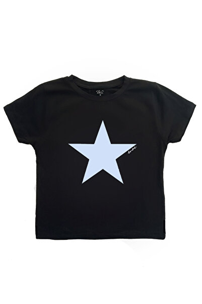 StartMore Women's Star Star Printed Baby Tee Crop