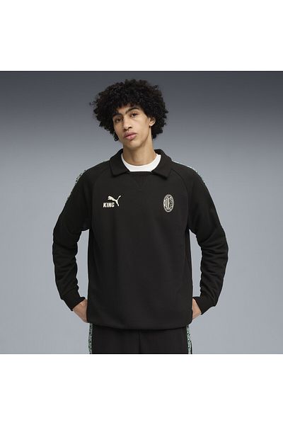 Puma AC Milan KING Ανδρική Μπλούζα Δράπανου