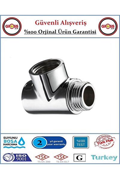 GrossAVM 1/2'' Delikli TE Uzatma - Hat Alma Prinç TE
