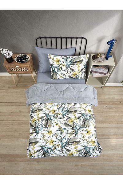 Sudemhome Μονό σετ ύπνου Welsoft Παπλωματάκι διπλής όψης Wellsoft Fluffy Fleece και σεντόνι 100x200