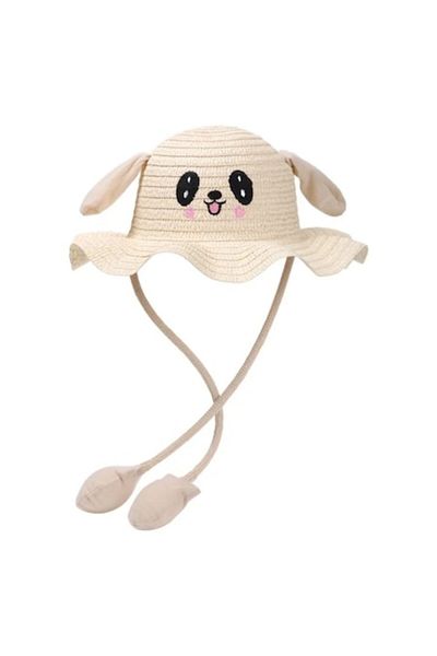 OEM Summer Hat, Rabbit, with Moving Ears, Beige
