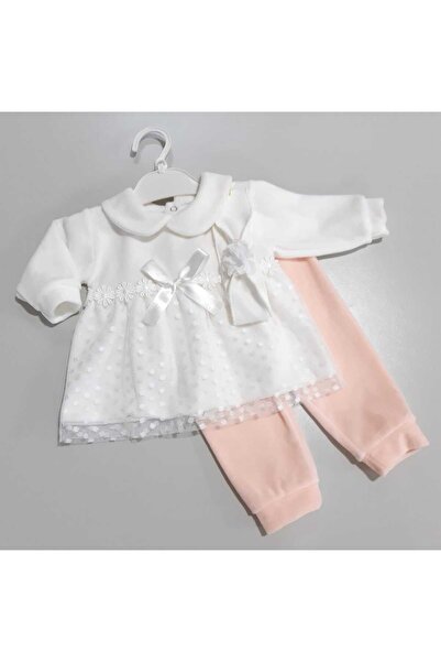 Sönmez Baby Tulle Skirted Daisy Velvet Triple Baby Girl Set