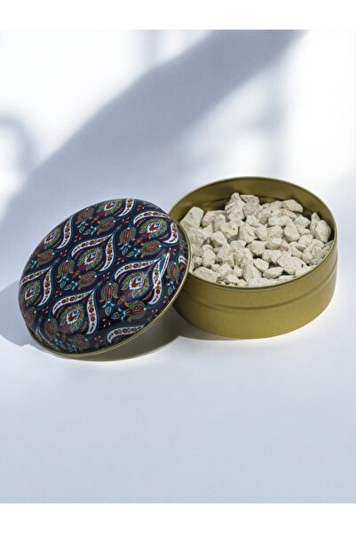 AYDESİA حجر تنقية الزيلوليت الطبيعي لتنظيف الطاقة لقلادة النحاس والأساور في صندوق مقاوم للصدأ