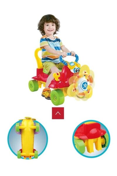 FiveStar Antemergator 2 in 1 pentru copii Slipping Airplane Rosu