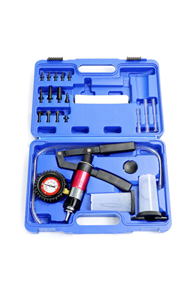 VIKTEC Profesyonel Fren Hava Alma Vakum ve Basınç Pompası Seti