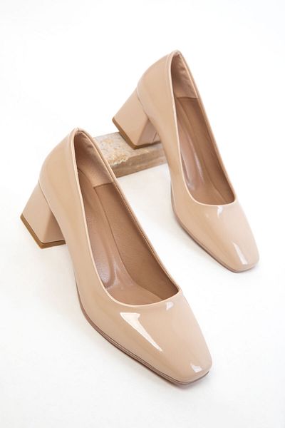 SOHO Skin Patent Leather-Skin Women's Classic Heeled Shoes 19671