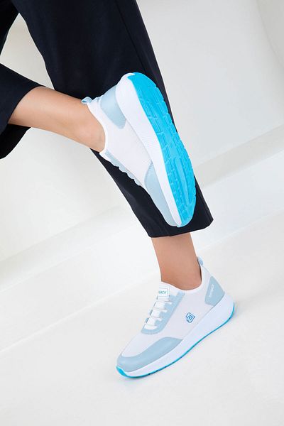 SOHO White-Blue Women's Sneaker 20779
