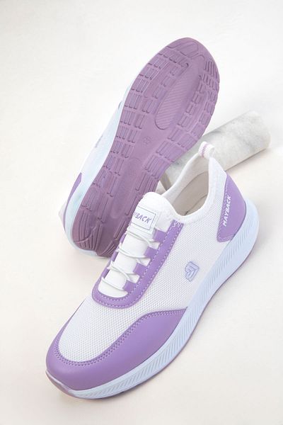 SOHO White-Lilac Women's Sneaker 20779