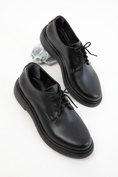 SOHO Black-Black Women's Loafer Shoes 19851