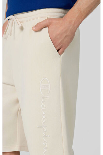 Champion Authentic Pants Long Bermuda Bej Erkek Şort-219939-YS137