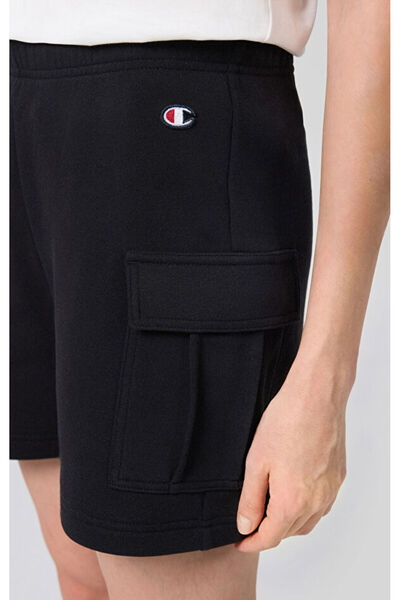 Champion Icons Cargo Bermuda Siyah Kadın Şort-117131-KK001