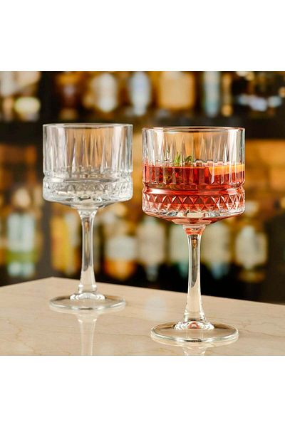 Paşabahçe Elysia Set of 4 Pahares for Sticked Glass Suc