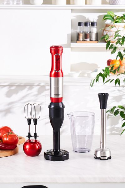 Karaca Mastermaid Prosteel Hand Blender Imperial Red Inox 1500 W