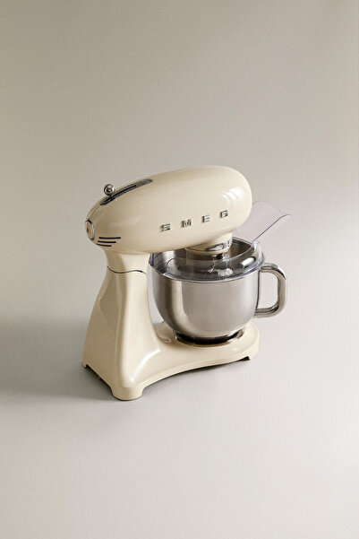 SMEG 50's Style Retro 4.8 Litre Krem Stand Mikser SMF03CREU