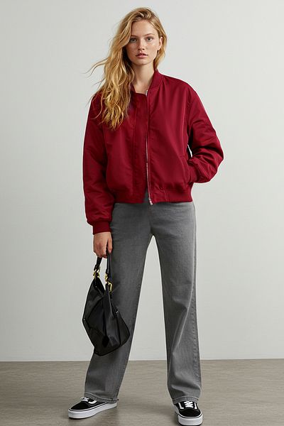 Kolekcia Trendyol Oversize klaretový červený kabát - Twoss22Mo0099