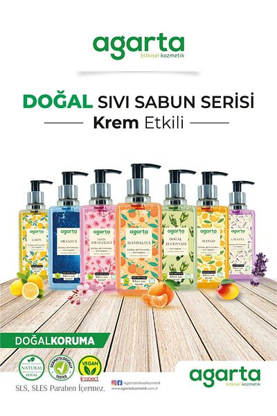 Agarta Natural 500 ml Lavender Liquid Soap
