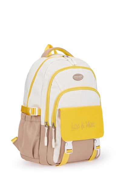Pierre Cardin Beige School Bag 07Pct120