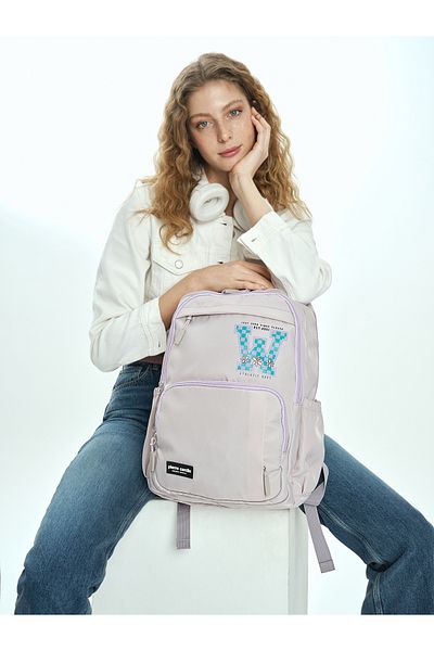 Pierre Cardin Rucsac de școală pentru copii violet 07PCT1003
