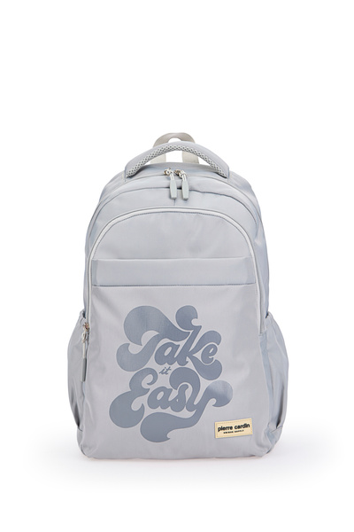 Pierre Cardin Gray Children's School Backpack 07Pcz1006