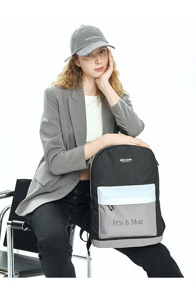 Pierre Cardin Rucsac negru pentru școală pentru copii 07PC1005