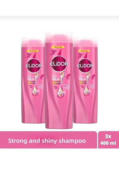 Elidor Elidor Superblend Hair Care Shampoo Strong and Shiny Vitamin E Macadam...