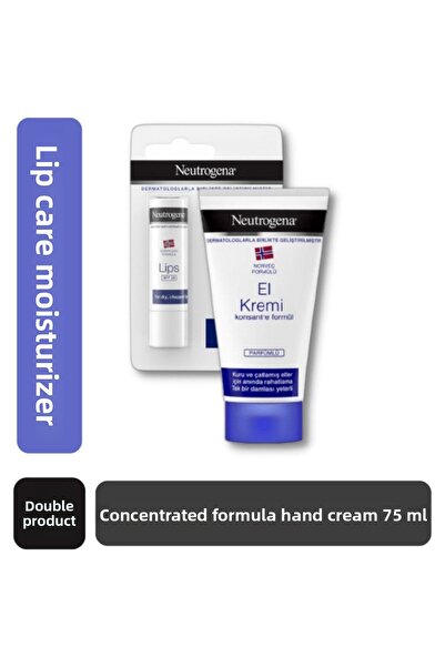 Neutrogena Perfumed Concentrated Hand Cream 75 ml + Lip Moisturizer with Sun ...