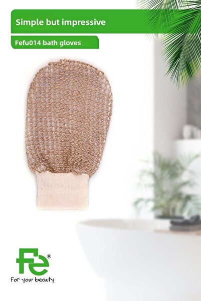 Fe قفاز حمام بمقبض