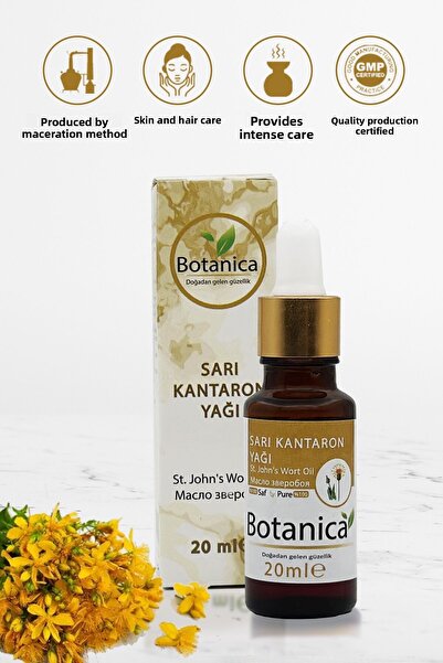 botanica Wound - Burnt Yellow Hypericum Perforatum St. John's Wort Oil 20 ml ...