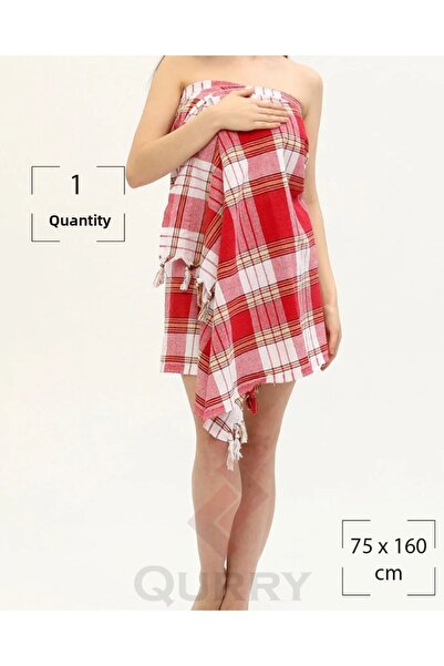 QURRY 75x160 см Класически пещемал - 1 брой, за хамам и плаж