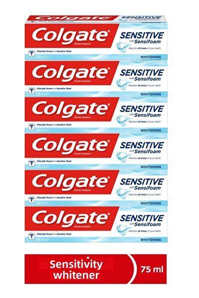 Colgate معجون أسنان سينسيفوم 75 مل للأسنان الحساسة، عبوة من 6 قطع