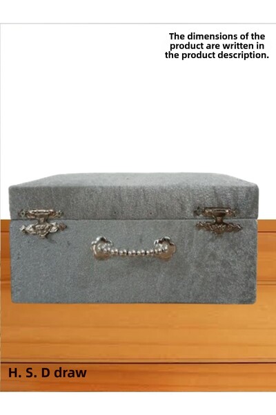 Sandık Dünyası 0002 Model Chest Makeup Dowry Bundle for Bride and Groom - Eng...