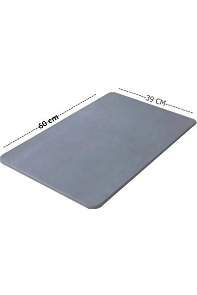 TİNEKE Water Absorbent Mat Stylish Design Ablution Mat Non-Slip Base Diatom 40*60 Cm Mat