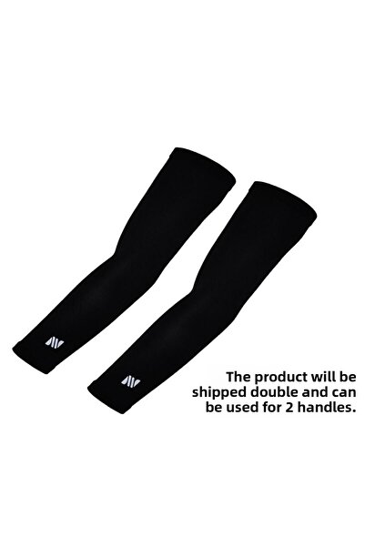 NET COLLECTION Nakıscı Unisex Negru Sport Tactel Manșon pentru baschet și vol...