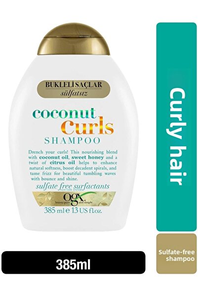 OGX Moisturizing Coconut Curling Shampoo - 385 Ml MehDem39